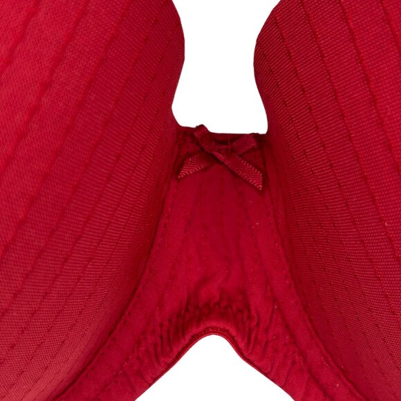 ⭐ NWT Fit Fully Yours Jacquard Stripe Bra • Red • Multi-Size Listing ⭐ - Picture 3 of 7